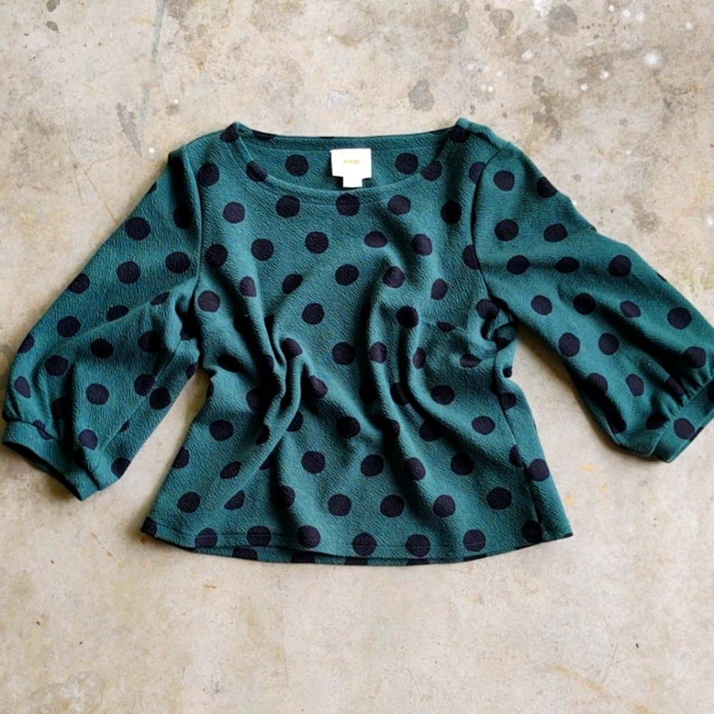 Polka dot top